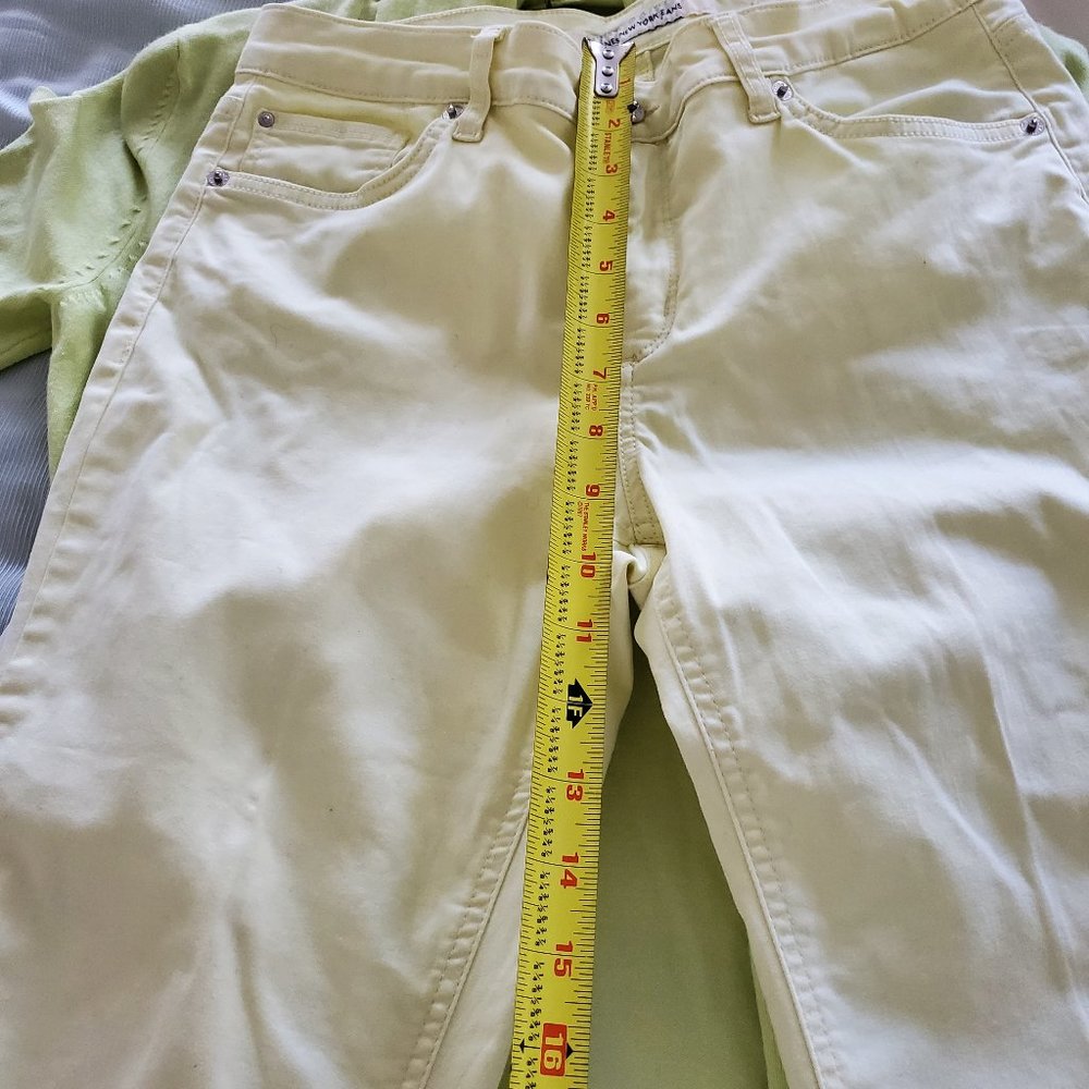 jones new york jeans soho ankle  pistachio pants